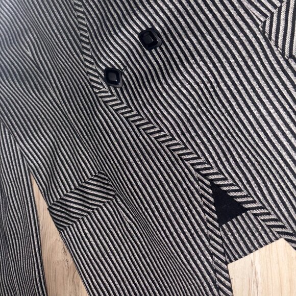 Vintage Francci Double Breasted Pin Stipe Blazers 12 - Picture 4 of 11